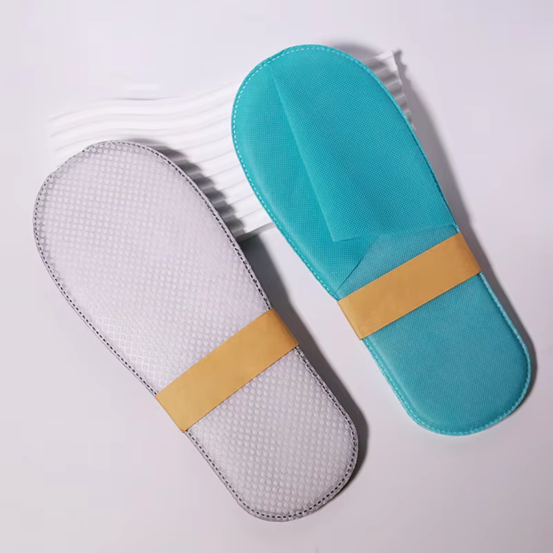 벌크 블루 원피스 부직포 호텔 슬리퍼 – 호텔 및 SPA를 위한 공장 직접 저렴한 일회용 신발