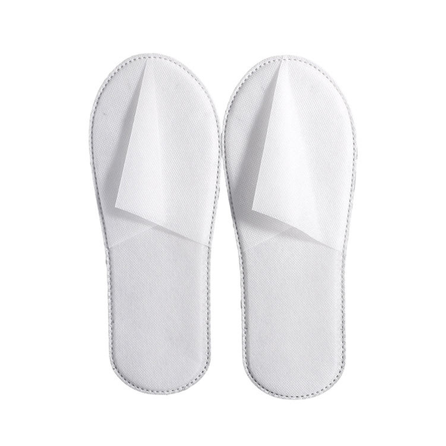 맞춤형 흰색 원피스 부직포 호텔 슬리퍼 – 호텔 및 SPA, B2B 공급업체 및 제조업체를 위한 저렴한 일회용 미끄럼 방지 신발